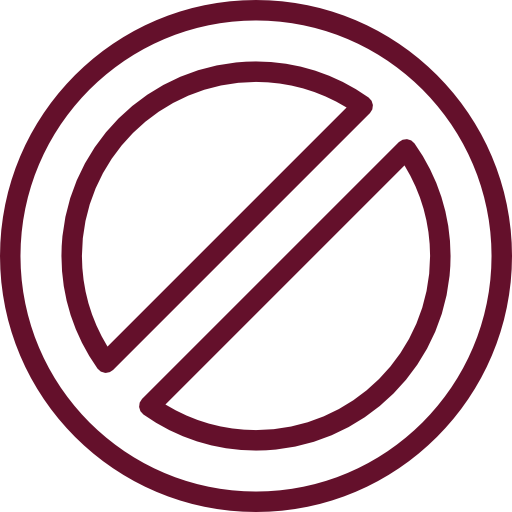 icon no entry